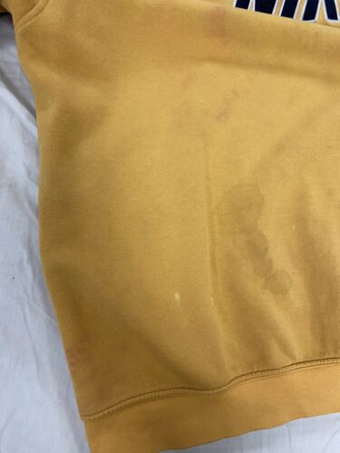 Vintage Nike Sweatshirt Crewneck Size XL Yellow Spell Out