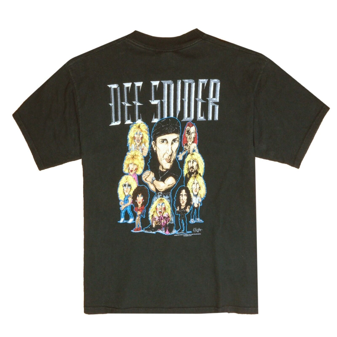 Vintage Dee Snider and SKREW Caricatures T-Shirt Size XL 1999 90s Band Tee