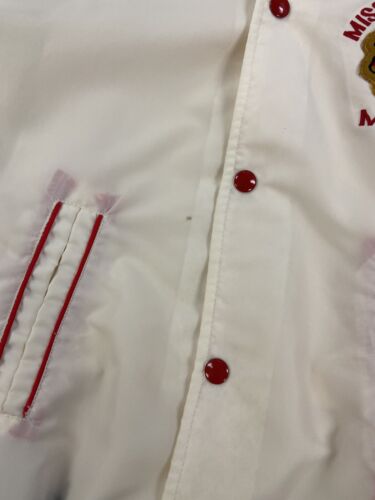 Vintage Mississauga Reps Varsity Bomber Jacket Size 44 Custom Embroidered