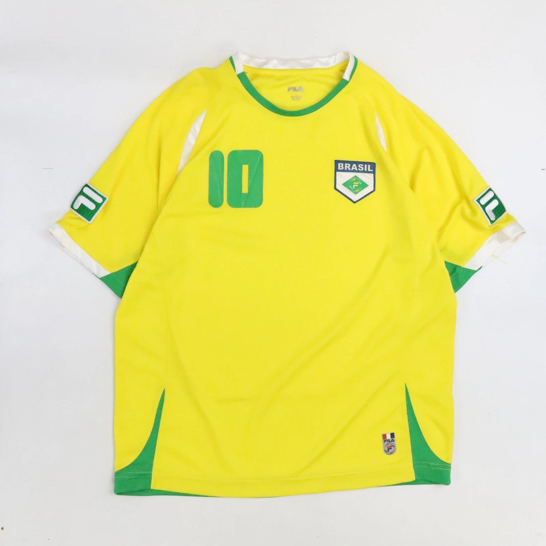 Brazil Fila Soccer Football Jersey Size Large
