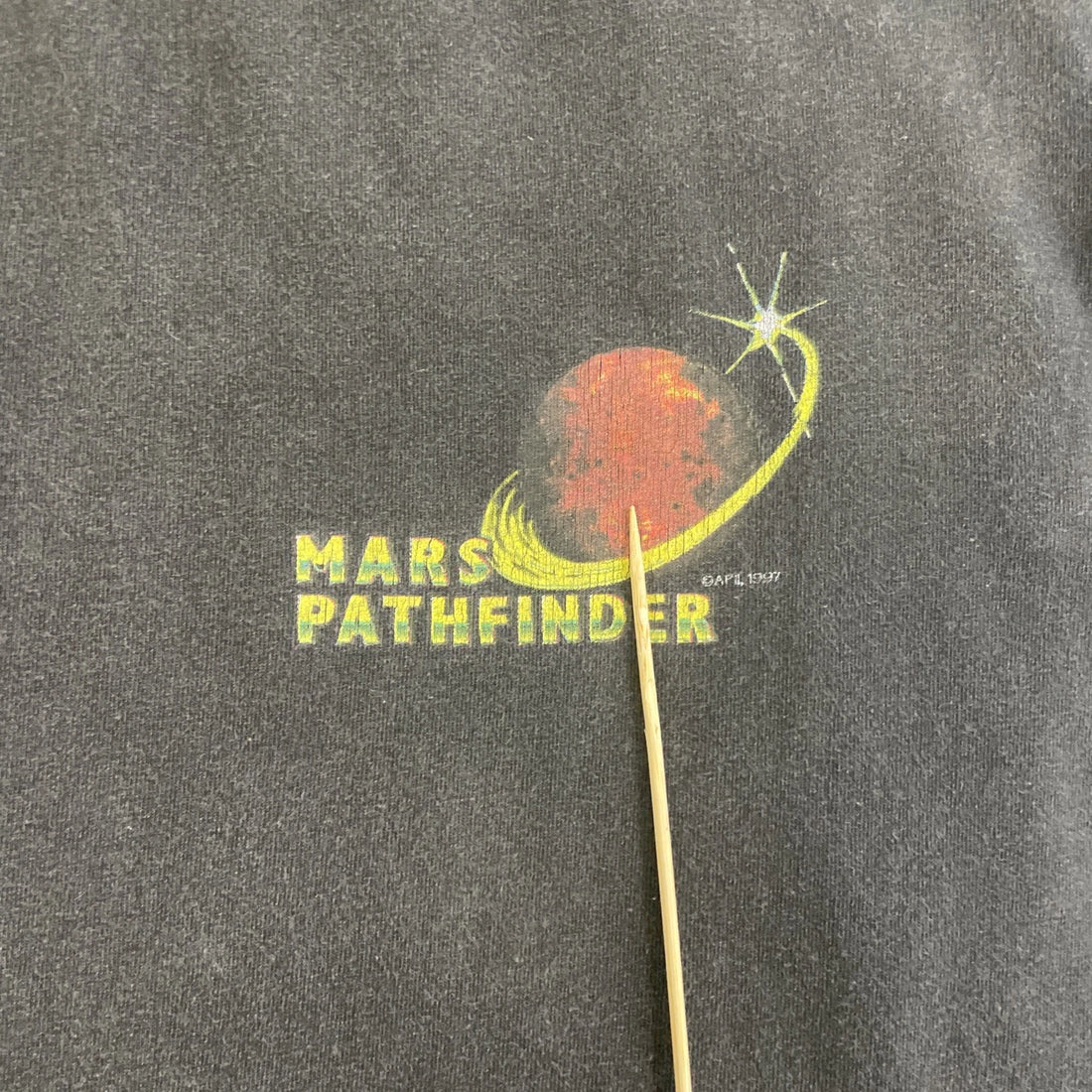 Vintage Mars Pathfinder Sojourner T-Shirt Size Medium Space 1997 90s