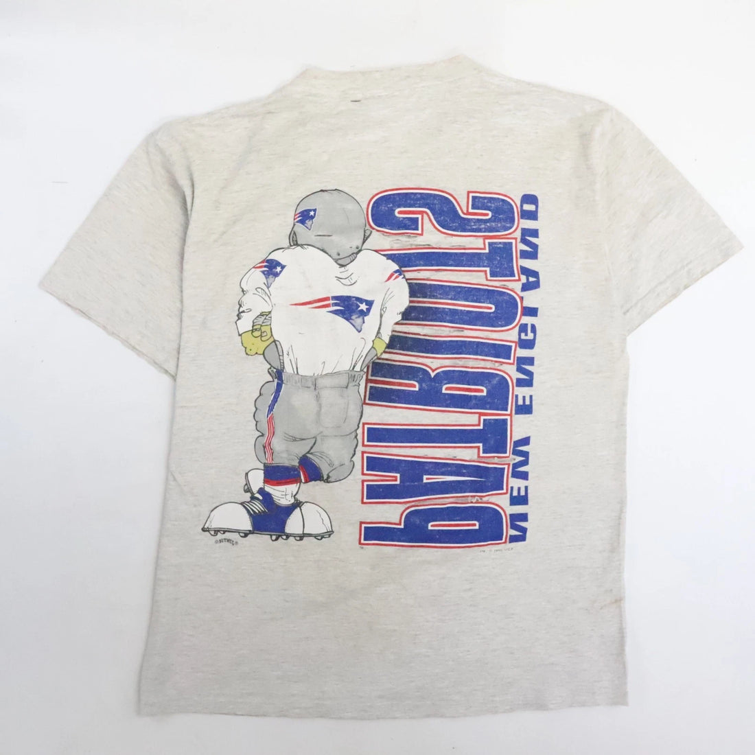 Vintage New England Patriots Nutmeg T-Shirt Size XL 90s NFL