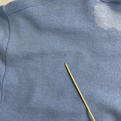Vintage Russell Athletic Blank Crewneck Sweatshirt Size Medium Blue