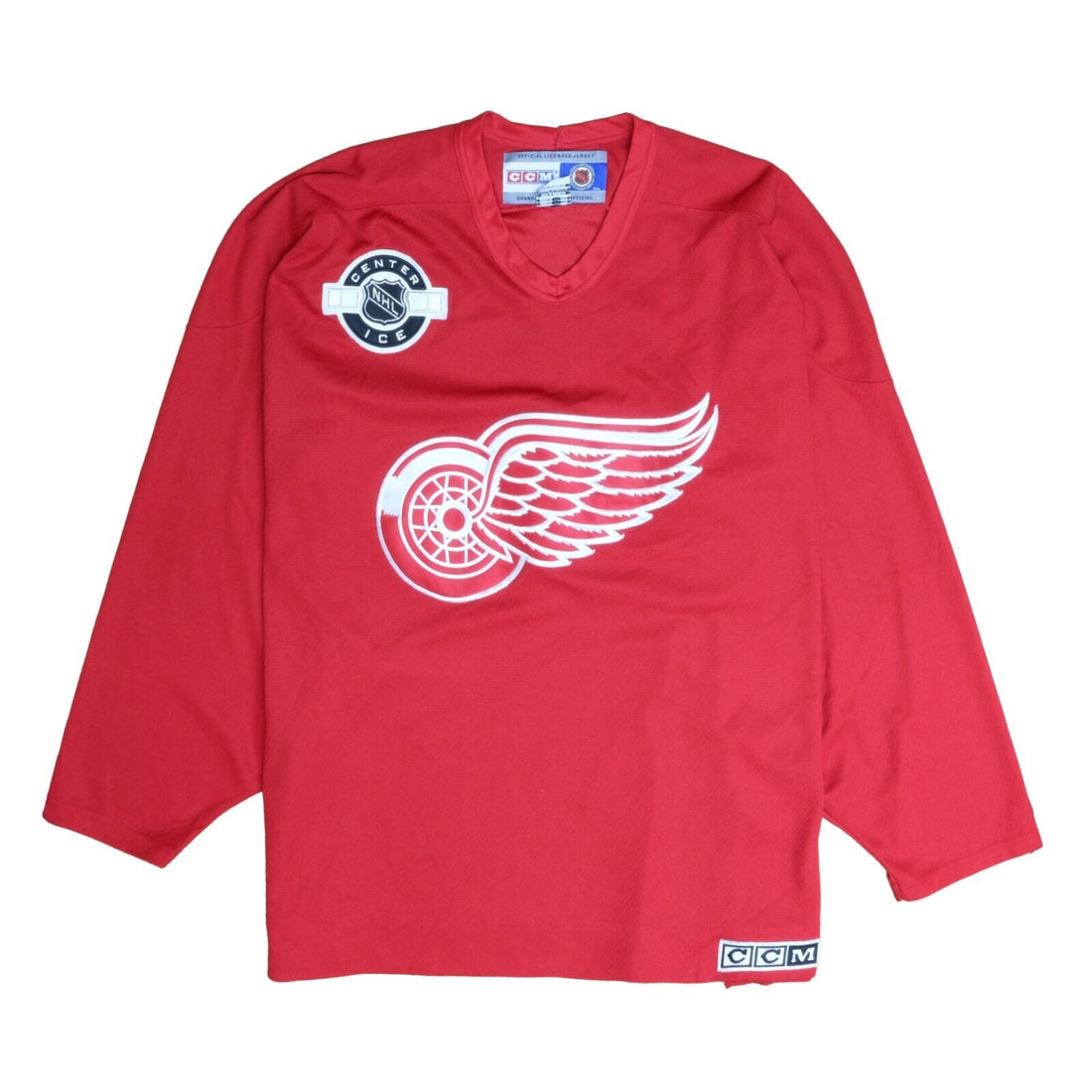 Vintage Detroit Red Wings CCM Hockey Jersey Size 2XL Red NHL