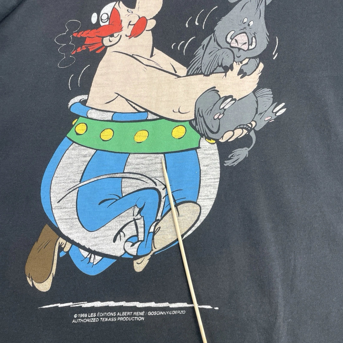 Vintage Asterix & Obelix T-Shirt Size Large Cartoon