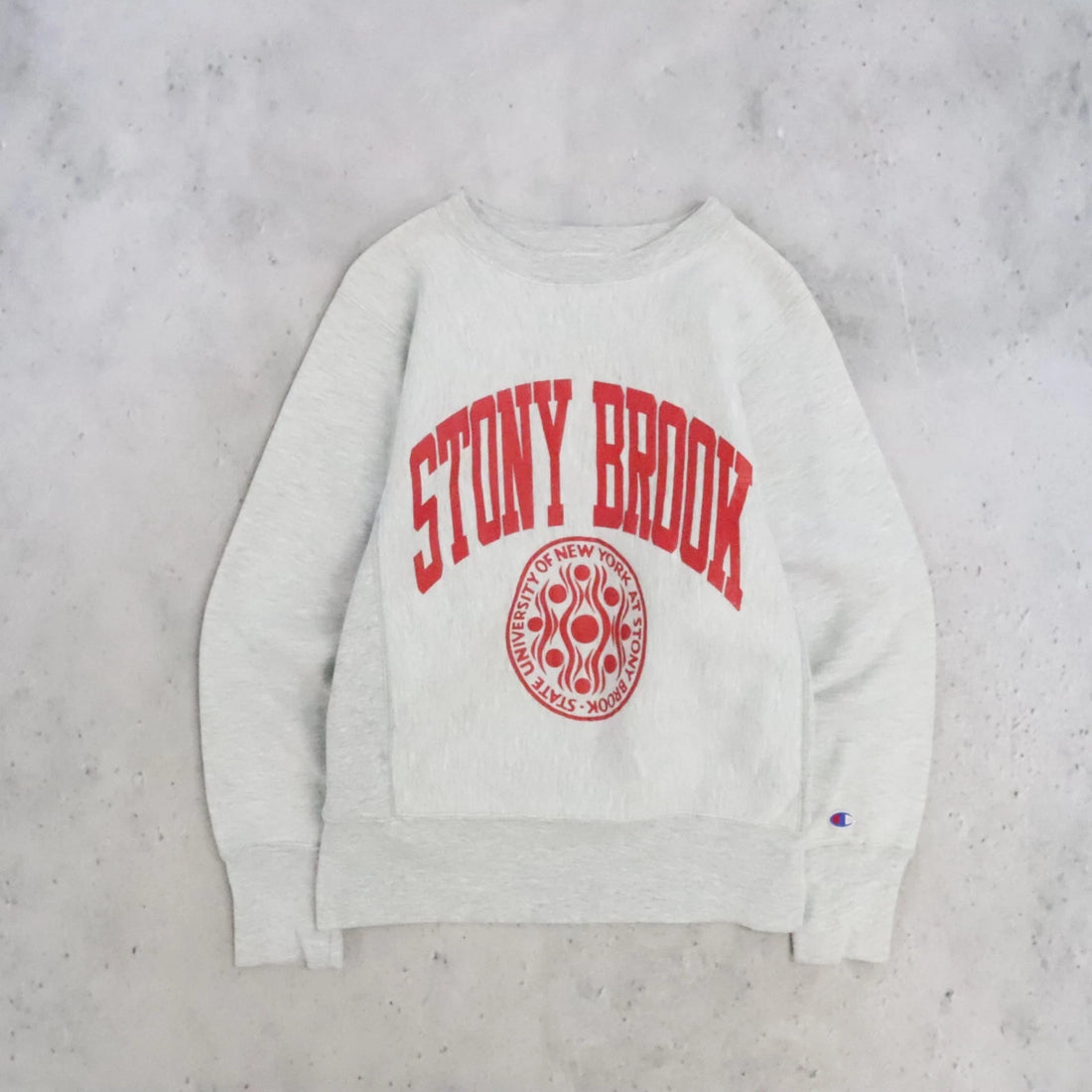 Vintage Stony Brook Champion Reverse Weave Crewneck Sweatshirt Size Small 80s