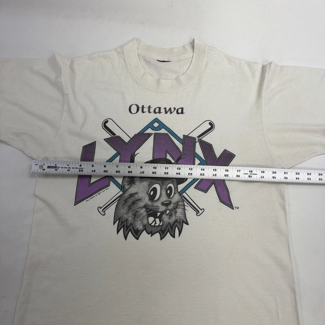 Vintage Ottawa Lynx Baseball T-Shirt Size Large 90s MiLB