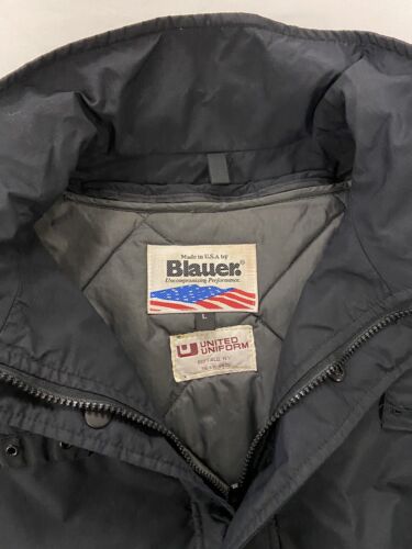 Vintage Blauer Bomber Jacket Size Large Blue