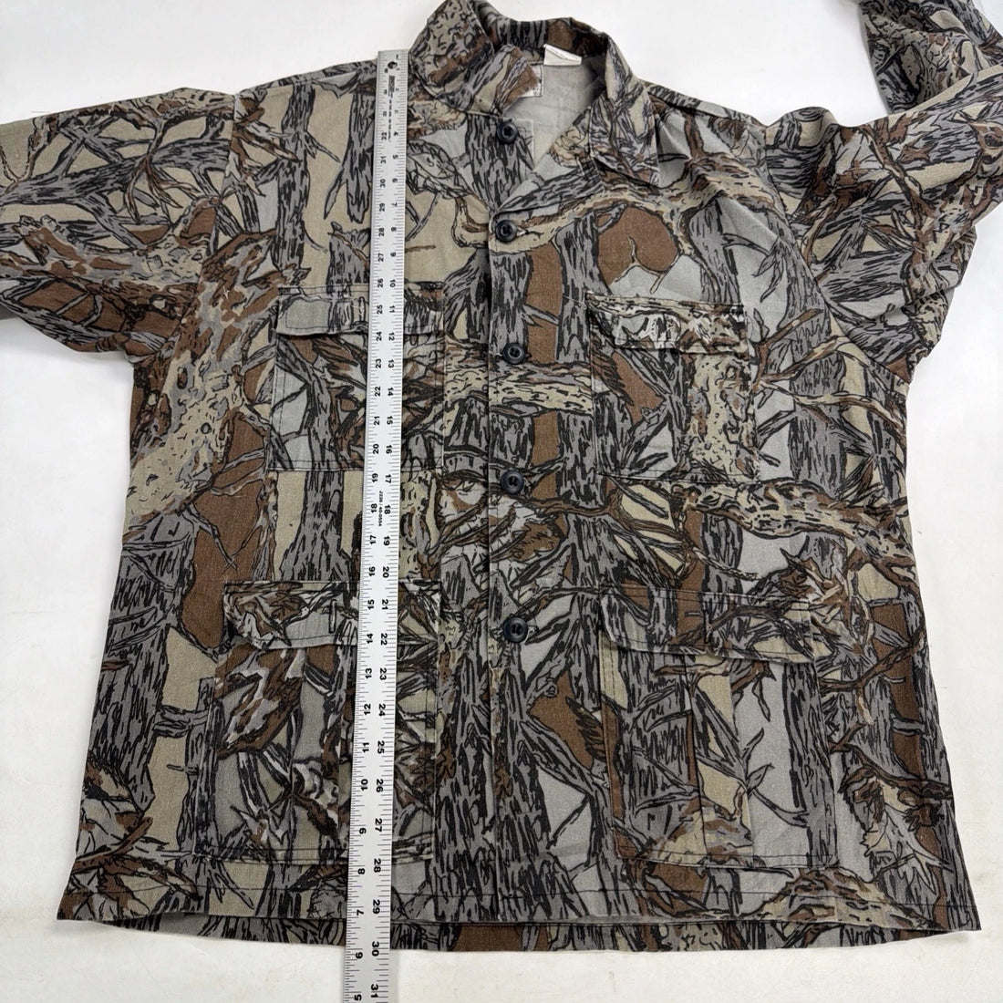 Master Tree Camo Shirt Chore Jacket Size XL