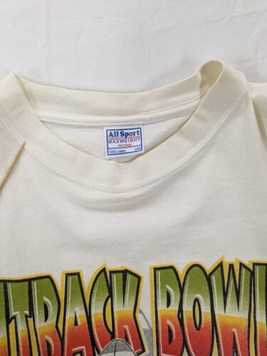 Vintage Badgers Bulldogs Outback Bowl Football T-Shirt Size Large 2005 NCAA
