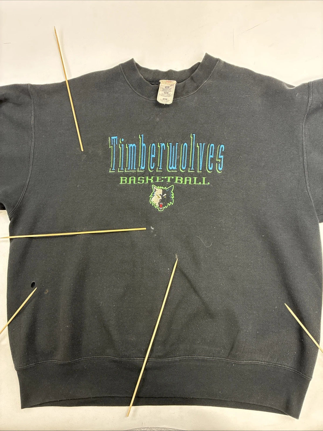 Vintage Minnesota Timberwolves Crewneck Sweatshirt Size XL NBA