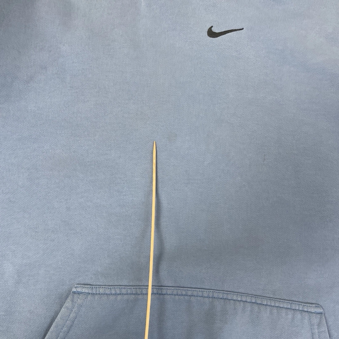 Vintage Nike Middle Swoosh Sweatshirt Hoodie Size 2XL Blue