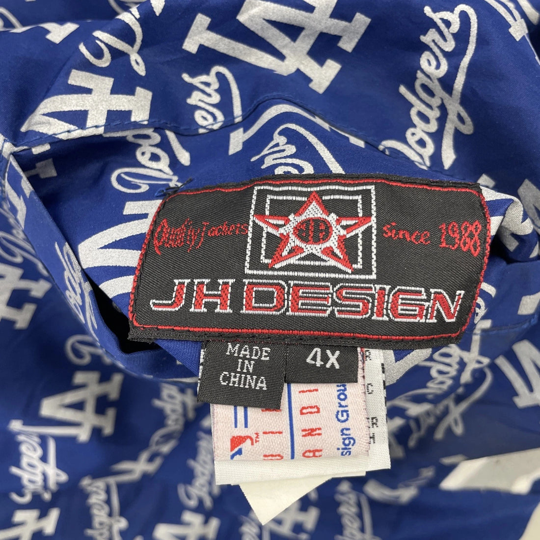 Vintage Los Angeles Dodgers JH Leather Wool Varsity Jacket 4XL Reversible MLB
