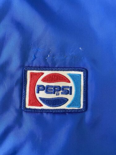 Vintage Pepsi Bottling Bomber Workers Jacket Size Large