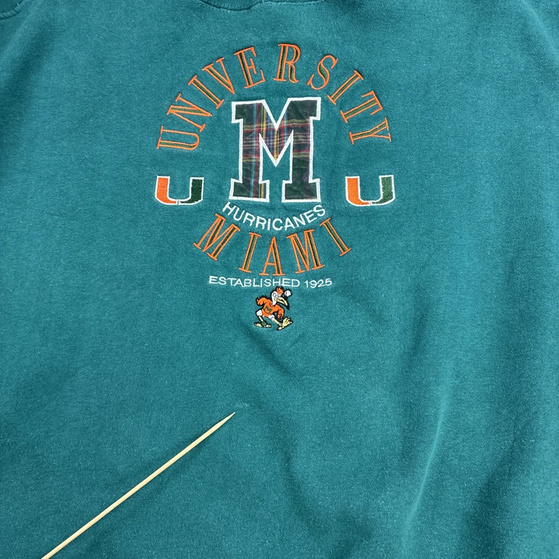 Vintage Miami Hurricanes Sweatshirt Size XL NCAA