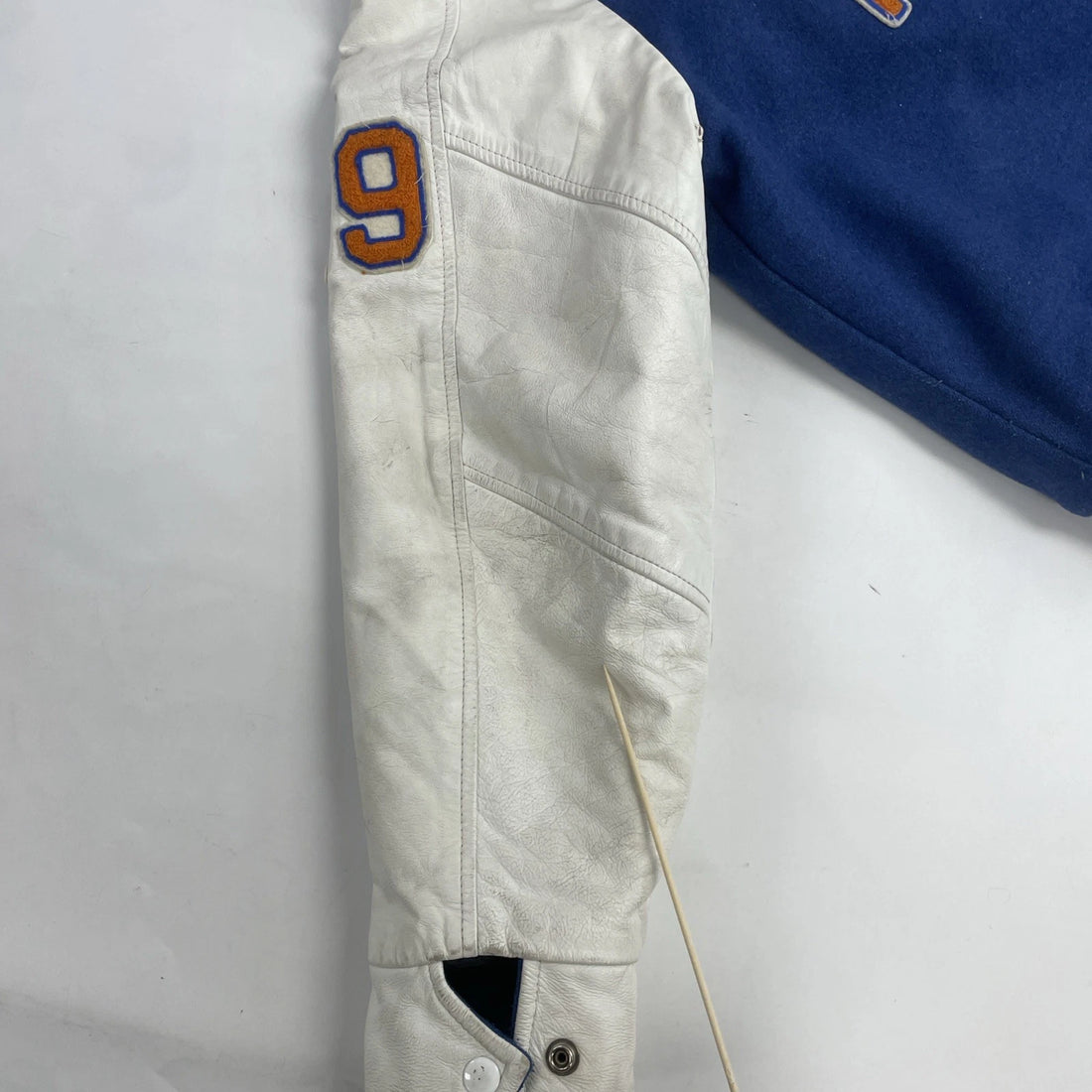Vintage VAL Pistols Leather Wool Varsity Jacket Size Large