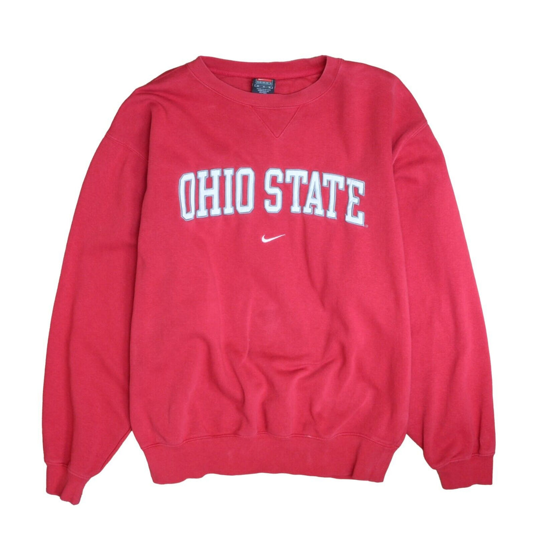 Vintage Ohio State Buckeyes Nike Sweatshirt Crewneck Size Medium Red NCAA