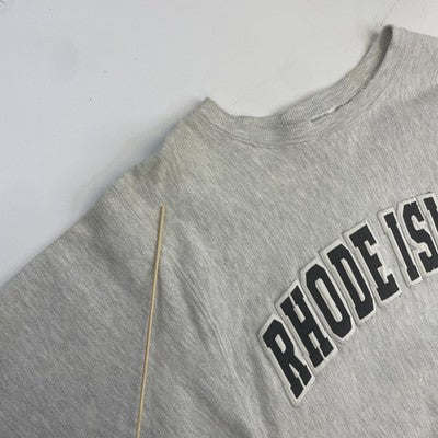 Vintage Rhode Island Champion Reverse Weave Crewneck Sweatshirt Size Large 90s