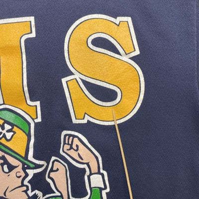 Vintage Notre Dame Fighting Irish Spell Out Crewneck Sweatshirt Size XL 90s NCAA