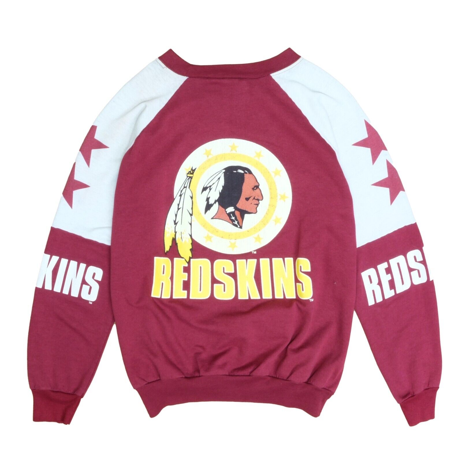 Vintage Washington Redskins Sweatshirt Crewneck Size Large 80s NFL Throwback Vault