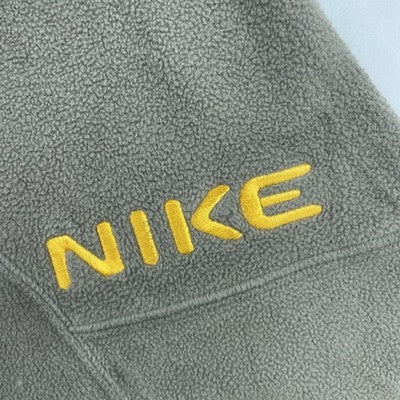 Vintage Nike 1/4 Zip Pullover Fleece Jacket Size Large Green