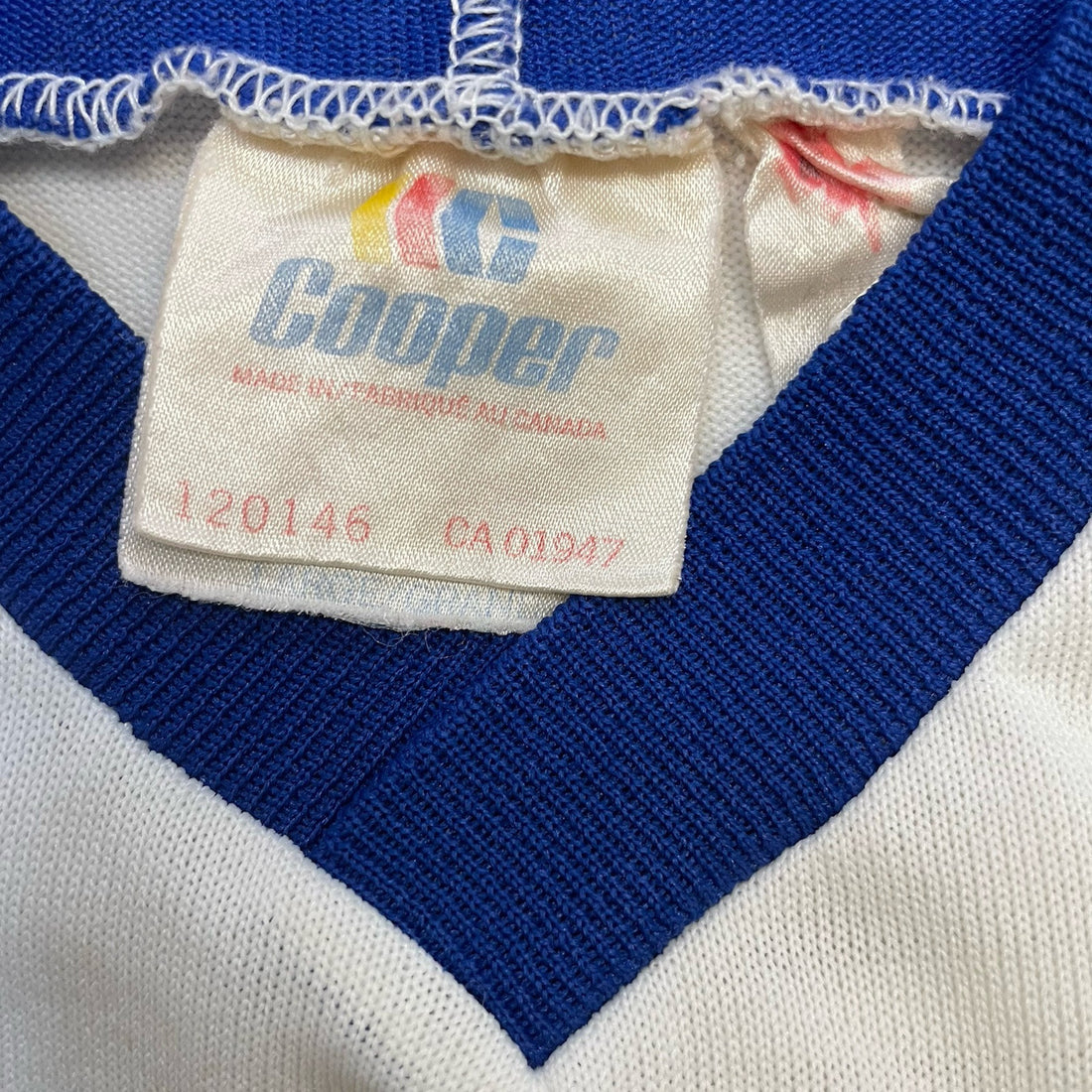 Vintage Team USA Cooper Hockey Jersey Size Large 80s IIHF