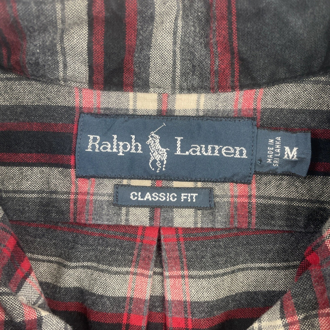 Ralph Lauren Button Up Shirt Size Medium Plaid