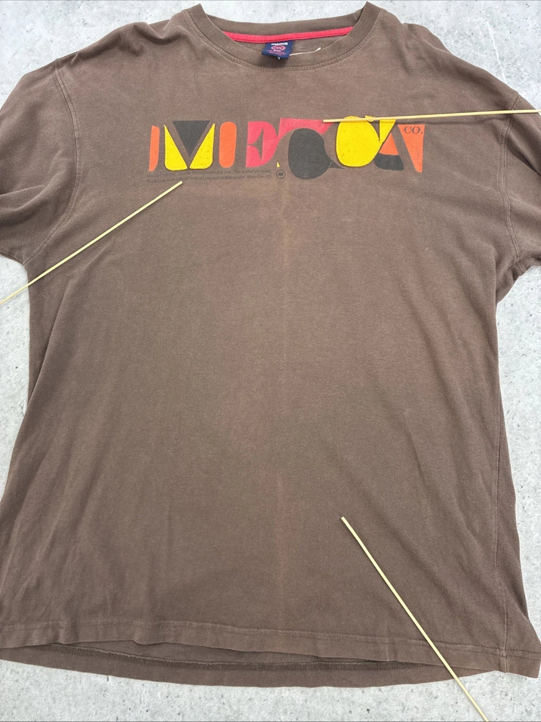 Vintage Mecca Long Sleeve T-Shirt Size 2XL Y2K