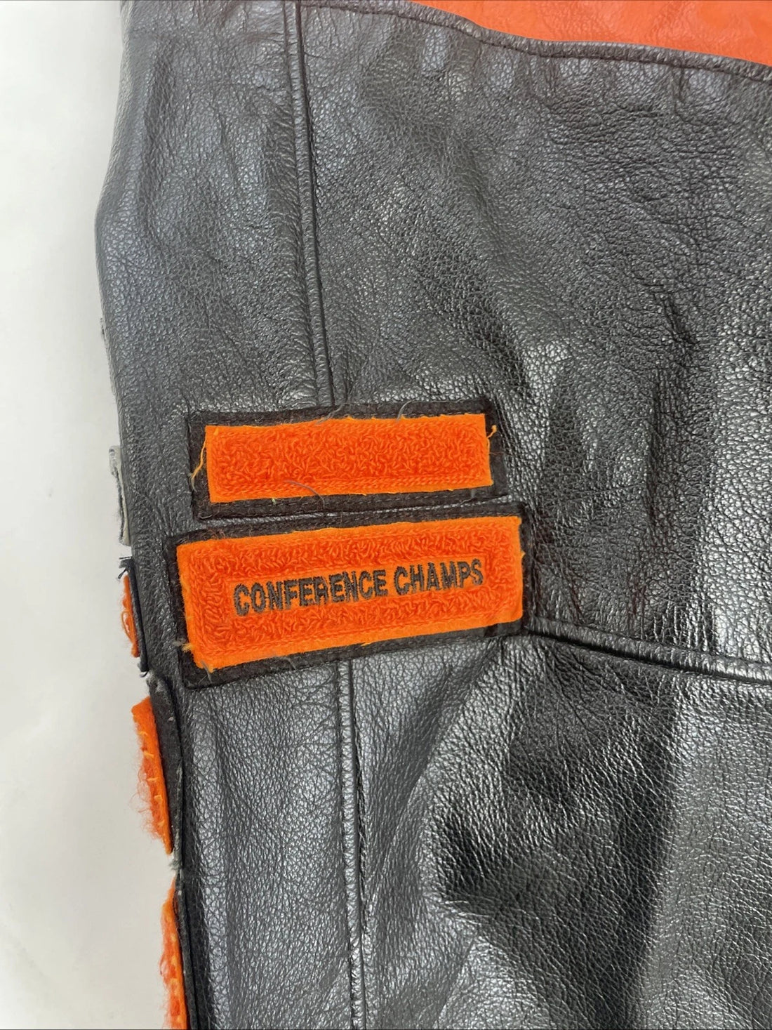 Vintage Rennoc Classic Letterman Tigers Wool Leather Varisty Jacket Size XL
