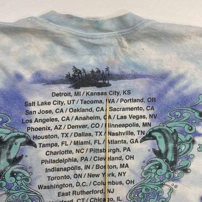 Vintage Crosby Stills Nash Young CSNY Tie Dye T-Shirt Size XL 2000