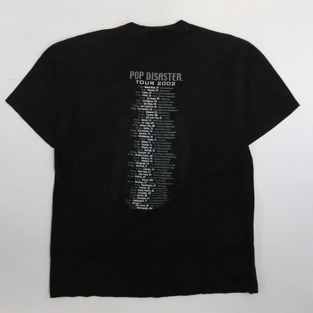 Vintage Green Day Pop Disaster Tour 2002 T-Shirt Size Large Band Tee