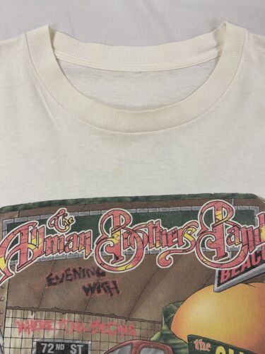 Vintage Allman Brothers Band New York City Beacon Theater T-Shirt Size XL 1996