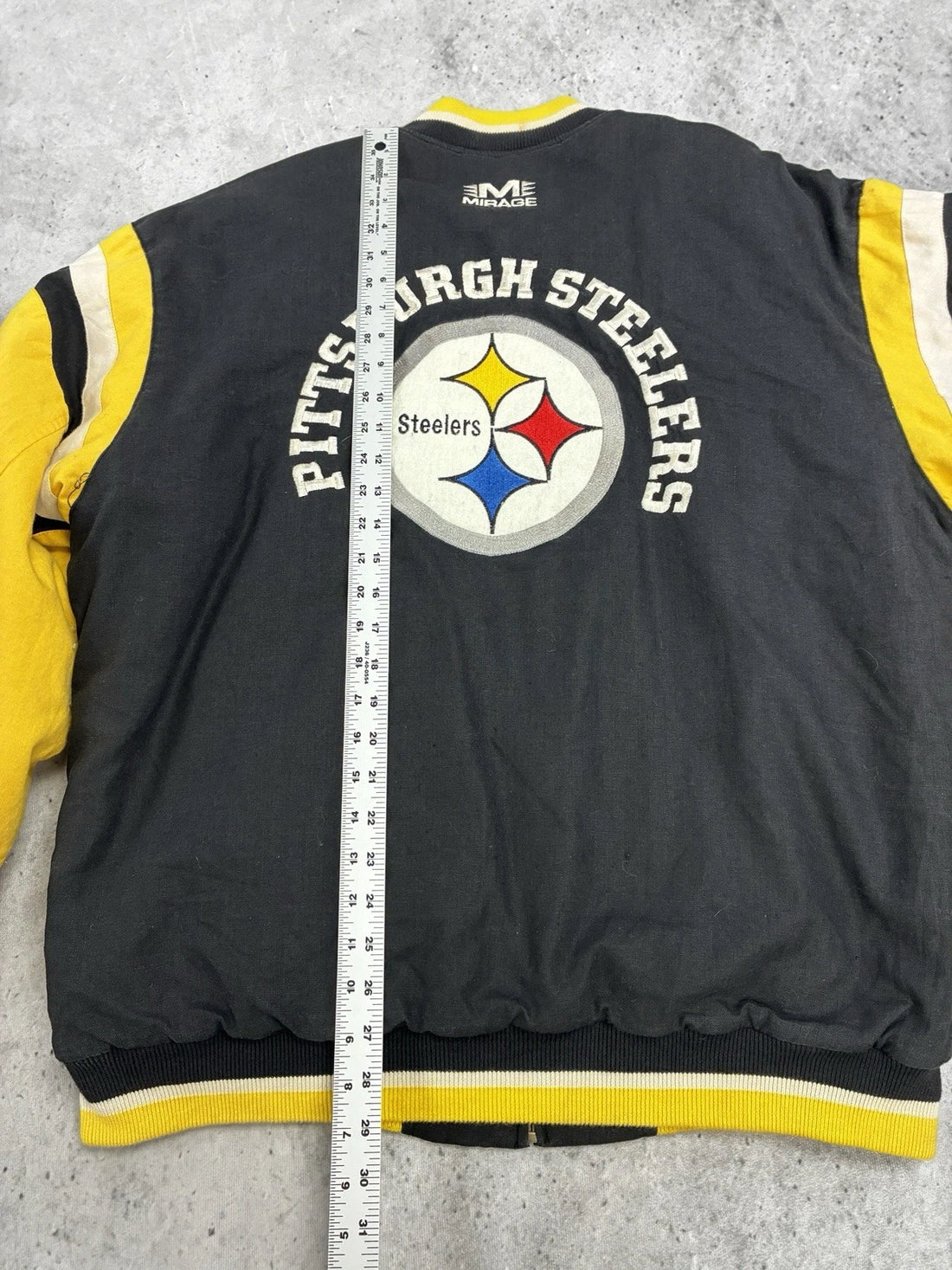 Vintage Pittsburgh Steelers Mirage Jacket Size XL NFL