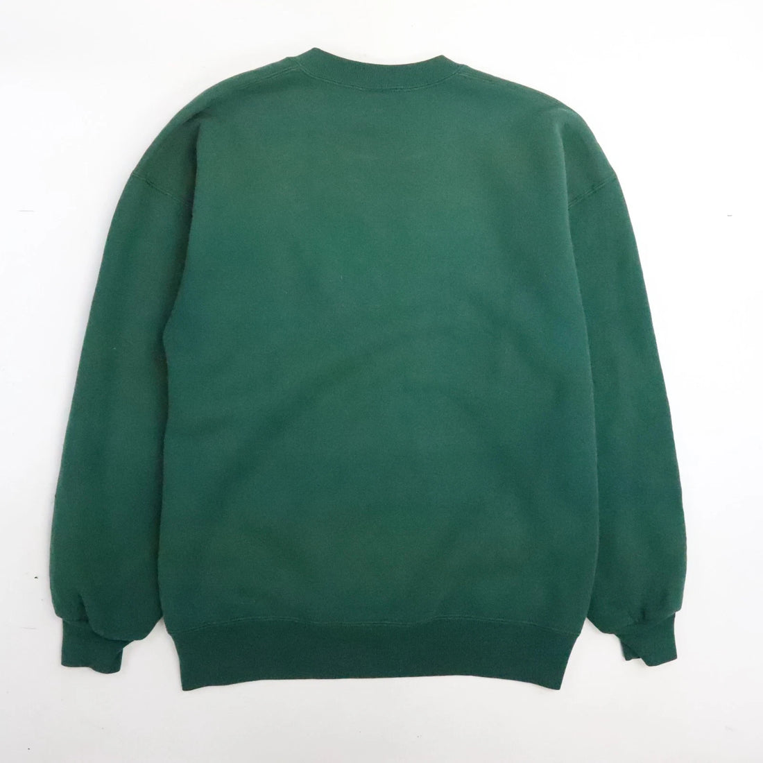 Vintage Russell Athletic Blank Crewneck Sweatshirt Size XL Green 90s