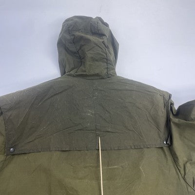 Vintage Barbour Waxed Coat Jacket Size Large Made England