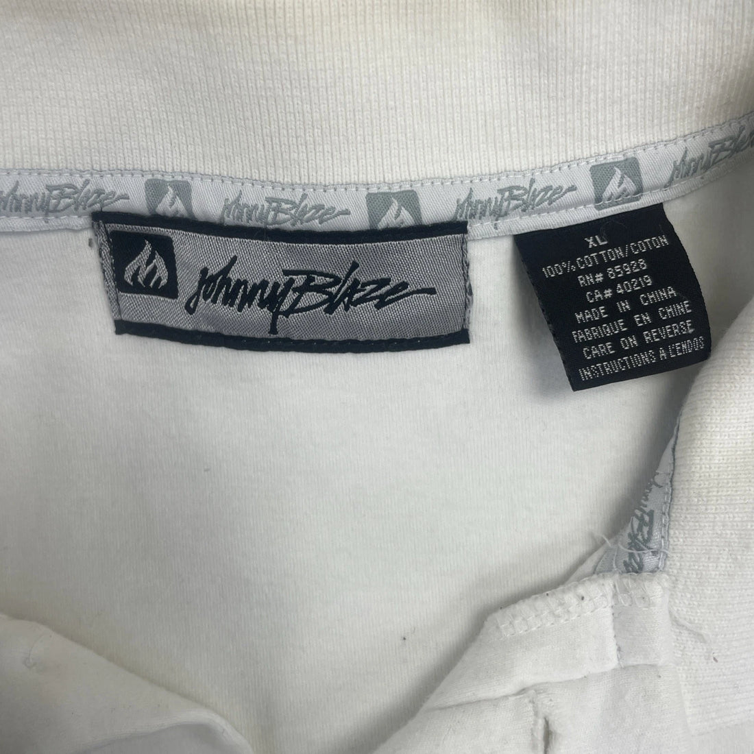 Vintage Johnny Blaze Rugby Shirt Size XL Y2K