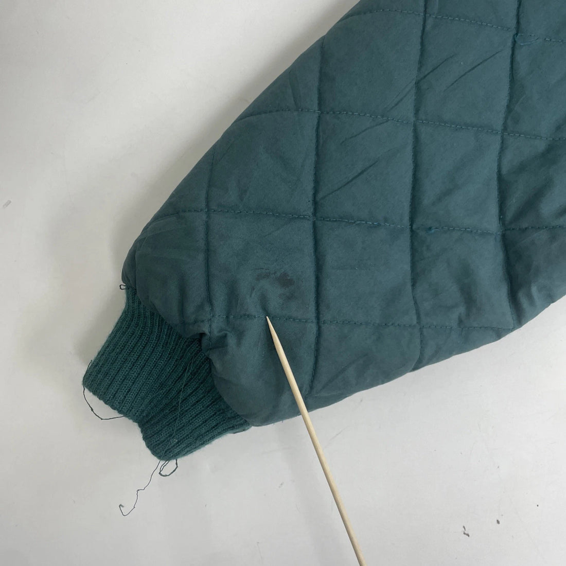 Vintage Columbia Quilted Bomber Jacket Womens Size Large Green
