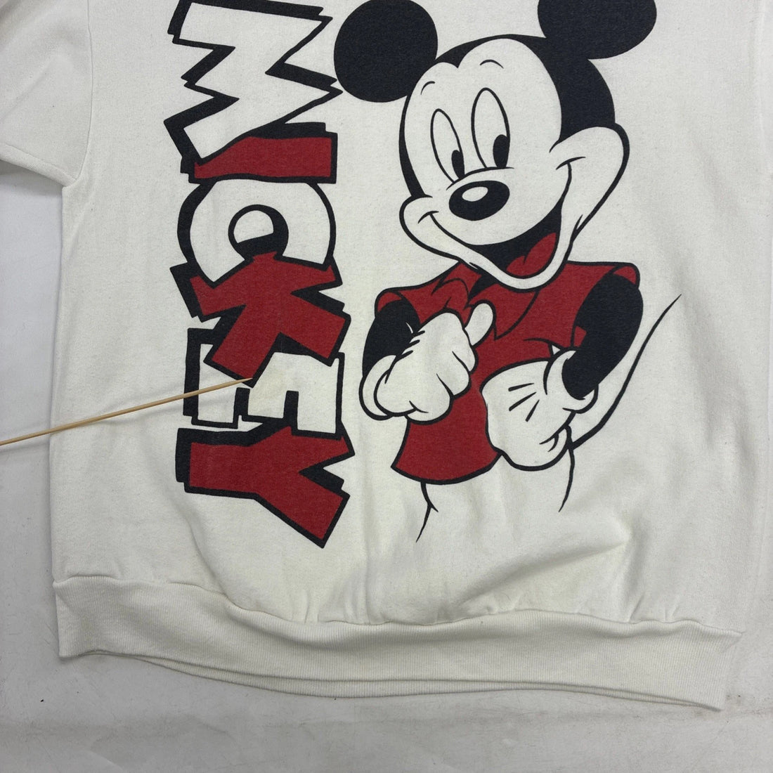 Vintage Mickey Mouse Disney Sweatshirt Size XL Double Sided 80s 90s
