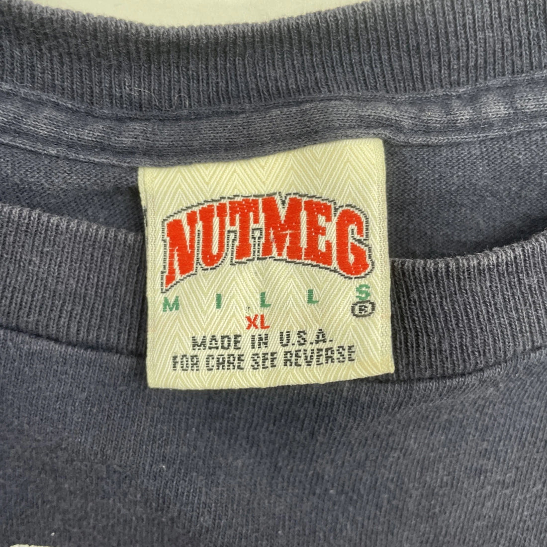 Vintage Cleveland Indians Nutmeg T-Shirt Size XL MLB