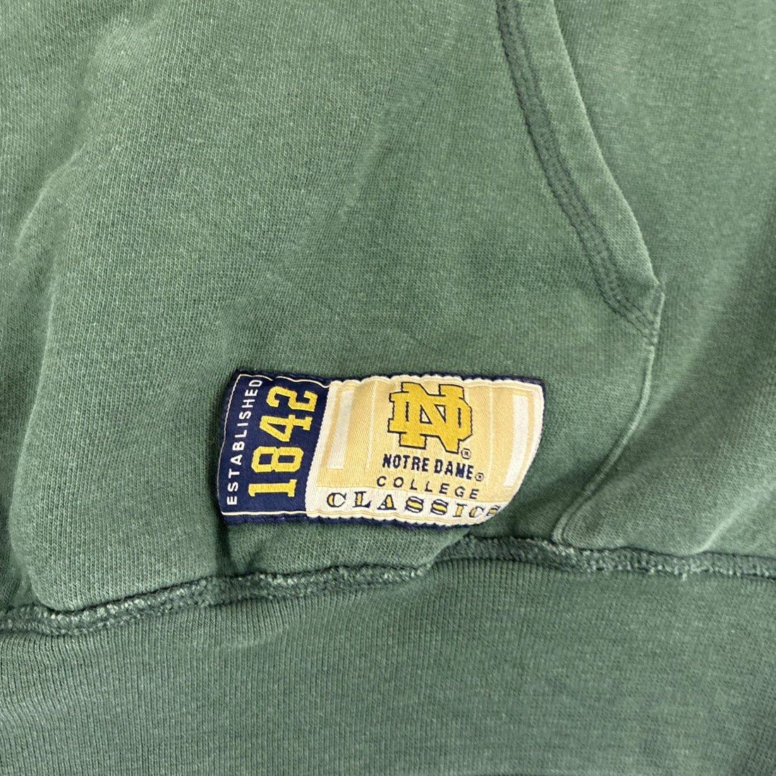 Notre Dame Fighting Irish Lee Sport Sweatshirt Hoodie Large NCAA