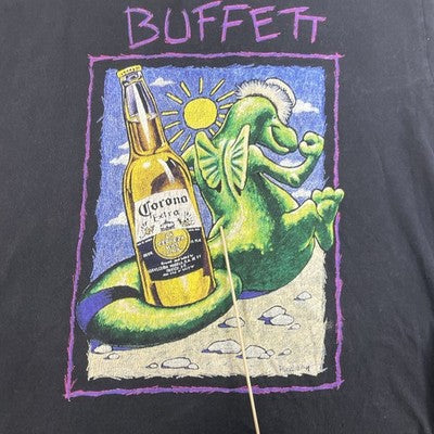 Vintage Jimmy Buffett Fruitcakes On Tour Giant T-Shirt Size XL Music