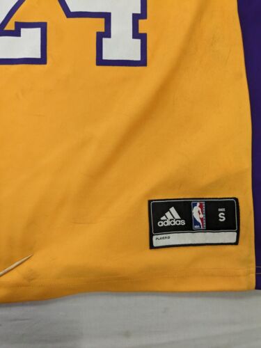 Los Angeles Lakers Kobe Bryant Adidas Jersey Size Small Purple Gold NBA