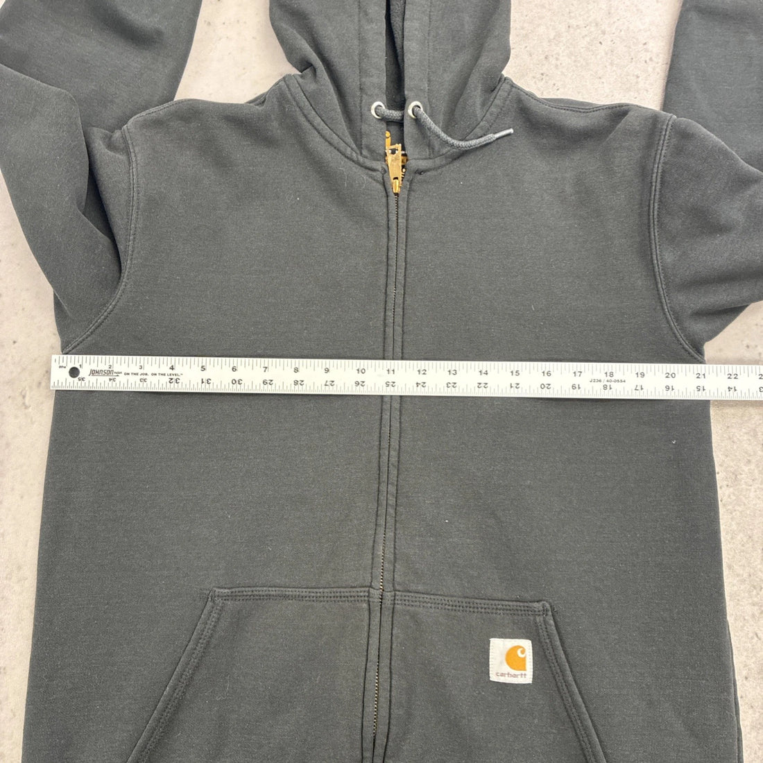 Carhartt Full Zip Sweatshirt Hoodie Size Medium