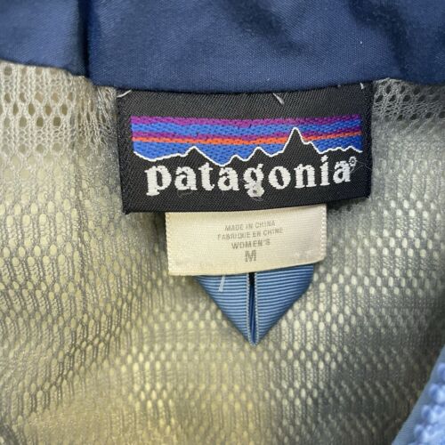 Patagonia Windbreaker Light Jacket Size Medium Light Blue