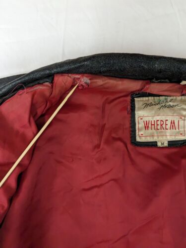 Vintage Michael Hoban Wheremi USA Leather Jacket Size Medium Vintage Michael Hoban Wheremi USA Leather Jacket Size Medium