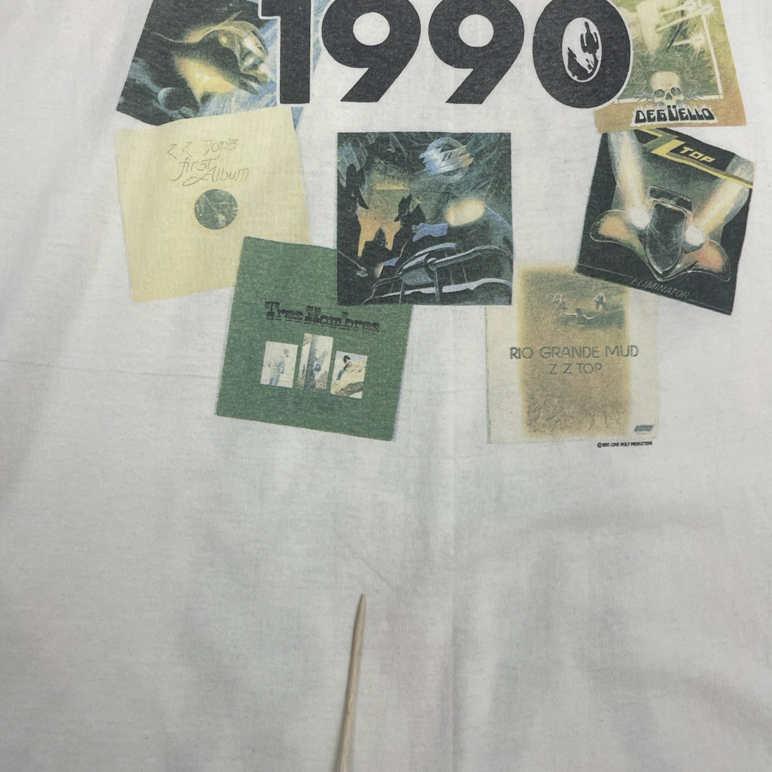 Vintage ZZ Top T-Shirt One Size Fits All Band Tee 1990 90s