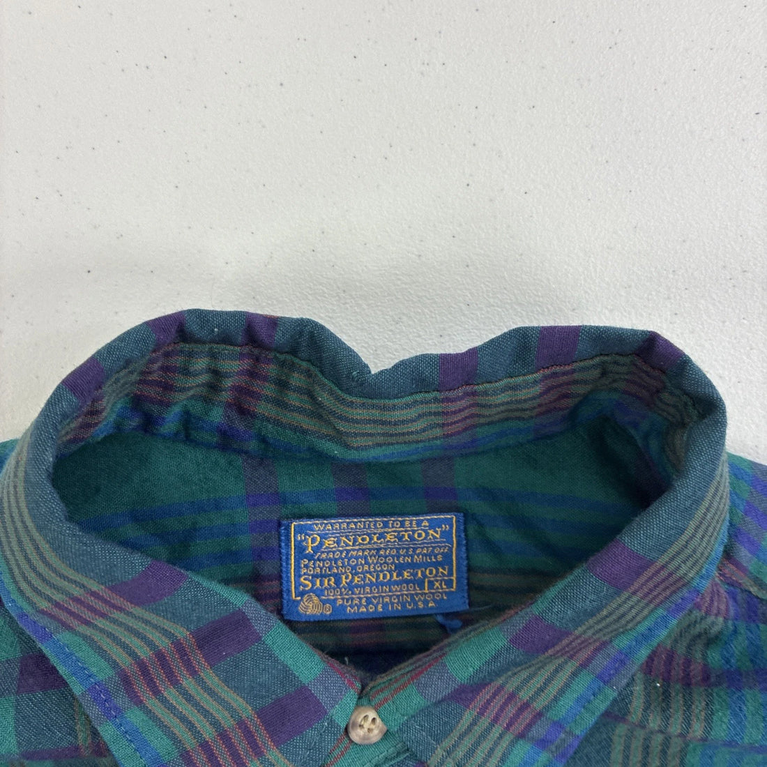 Vintage Pendleton Wool Button Up Shirt Size XL