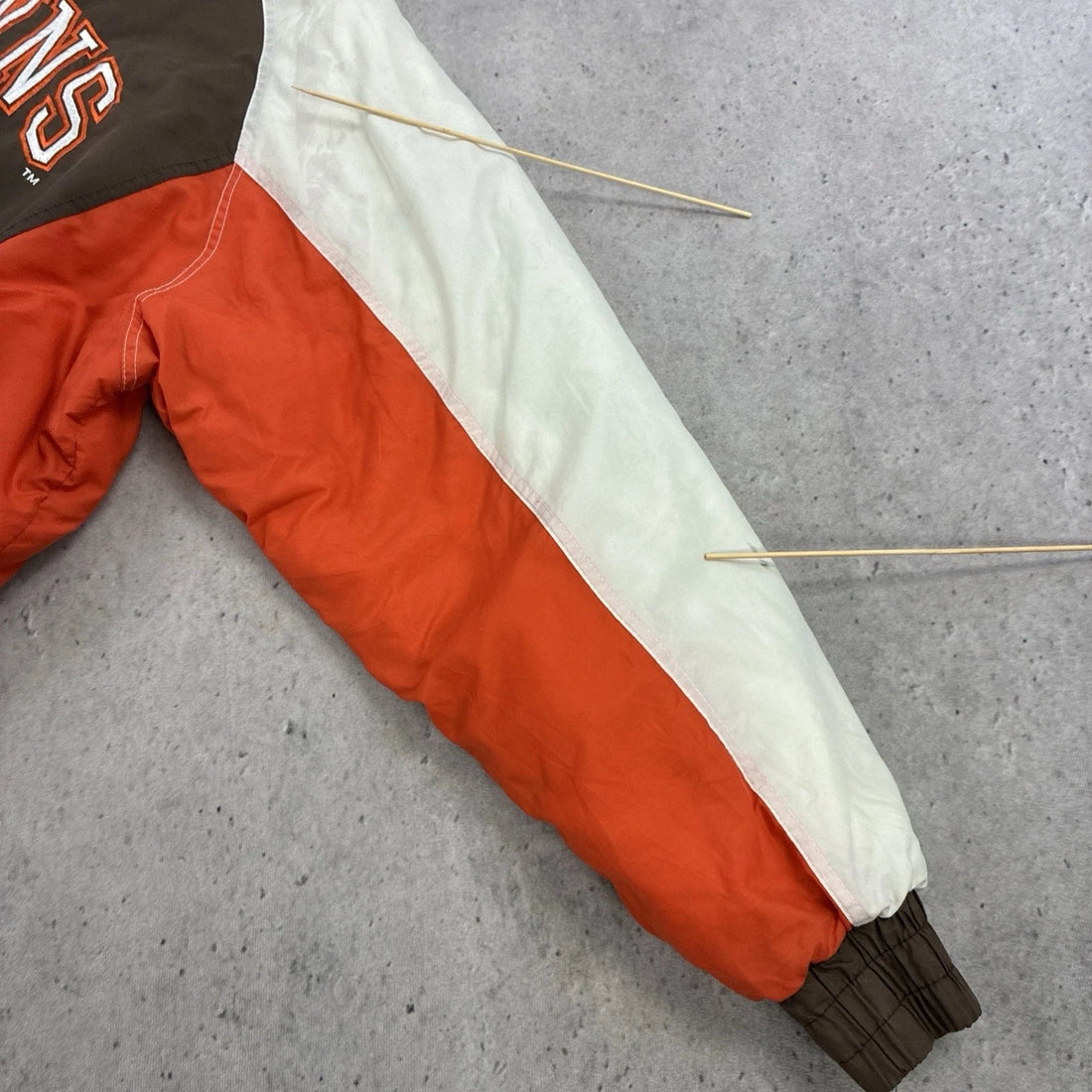 Vintage Cleveland Browns Logo 7 Puffer Jacket Size XL NFL