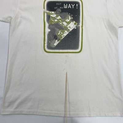 Vintage Snowboarding Out Of My Way T-Shirt Size XL 90s