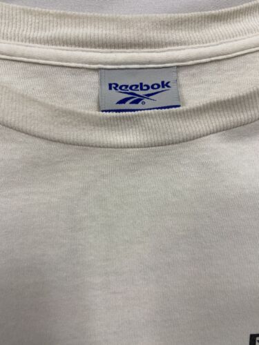 Vintage Reebok DMX Shoes T-Shirt Size Large White